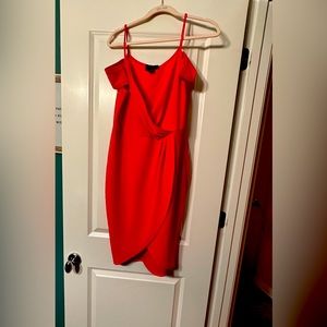 Red AX Paris size 10 dress never worn